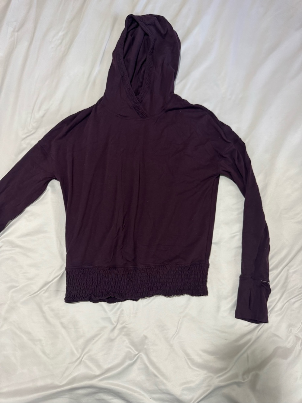 lululemon athletica Women's Hooded Long-Sleeve Top - Plum
